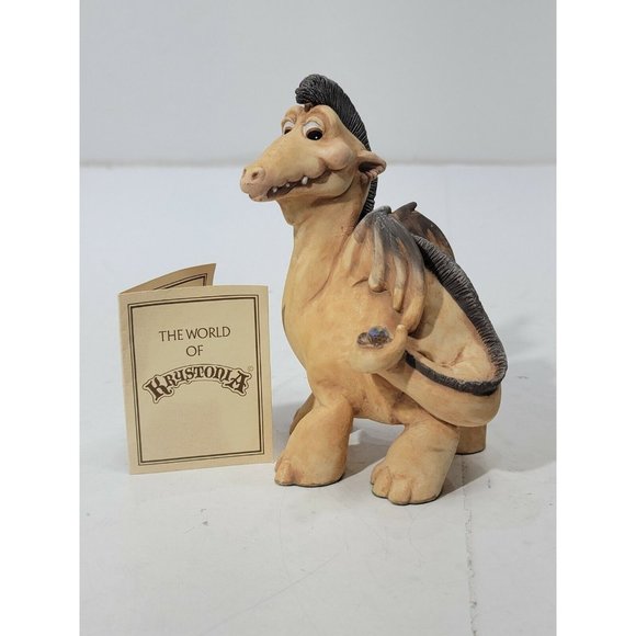 The World Of Krystonia Figurine SPYKE #4344 Dragon Fantasy Figurine - Picture 1 of 7
